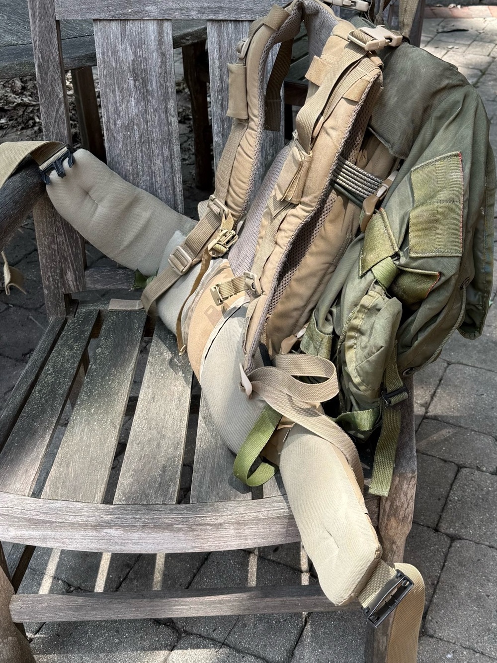 Vintage USGI Large ALICE Pack OD Green Cargo Field Rucksack Backpack (w/o Frame) - Picture 15 of 15